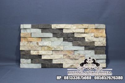 Wall Cladding Batu Andesit, Batu Alam Untuk Dinding