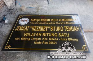Harga Papan Nama Granit