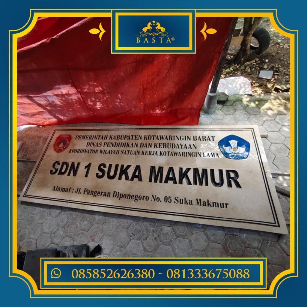 Nameboard Batu Marmer