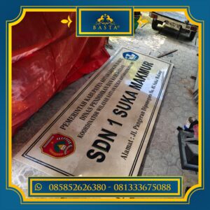 Nameboard Batu Marmer