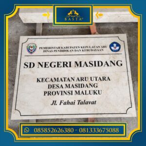 Nameboard Batu Marmer