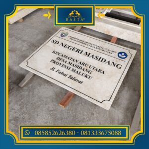 Nameboard Batu Marmer