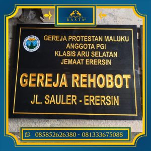 Prasasti Nameboard Granit