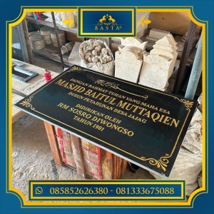 Nameboard Batu Granit