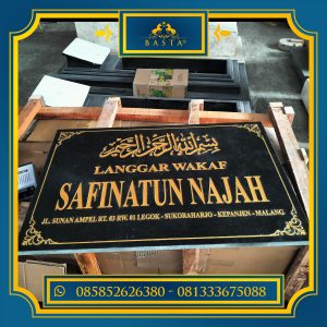 Nameboard Batu Granit