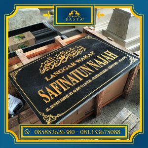 Nameboard Batu Granit